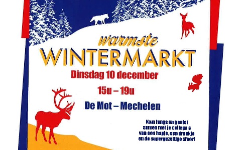 Tumbador op de Warmste Wintermarkt in De Mot (Mechelen)